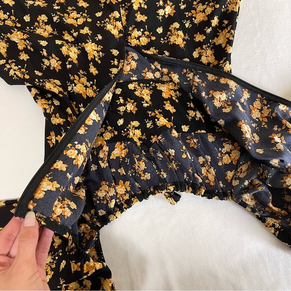 Long Sleeve Floral Bohemian Midi Dress - Picture 9 of 15